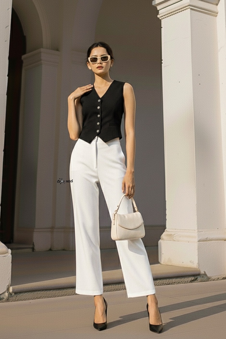 Sansa - Waistcoat Top